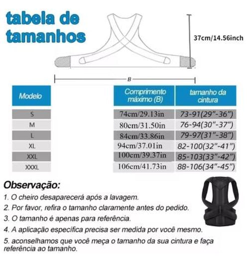 Reinforced Lumbar Posture Correction Vest
