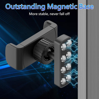 Professional Magnetic Phone Holder for Gym - 360° Adjustable, Strong Portable Magnet Mount for Workout Recording, Compatible with Android and iPhone 16/15/14/13/12, Ideal Fitness Accessory Gift for Men and Women