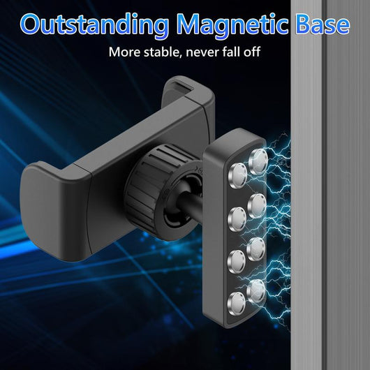 Professional Magnetic Phone Holder for Gym - 360° Adjustable, Strong Portable Magnet Mount for Workout Recording, Compatible with Android and iPhone 16/15/14/13/12, Ideal Fitness Accessory Gift for Men and Women